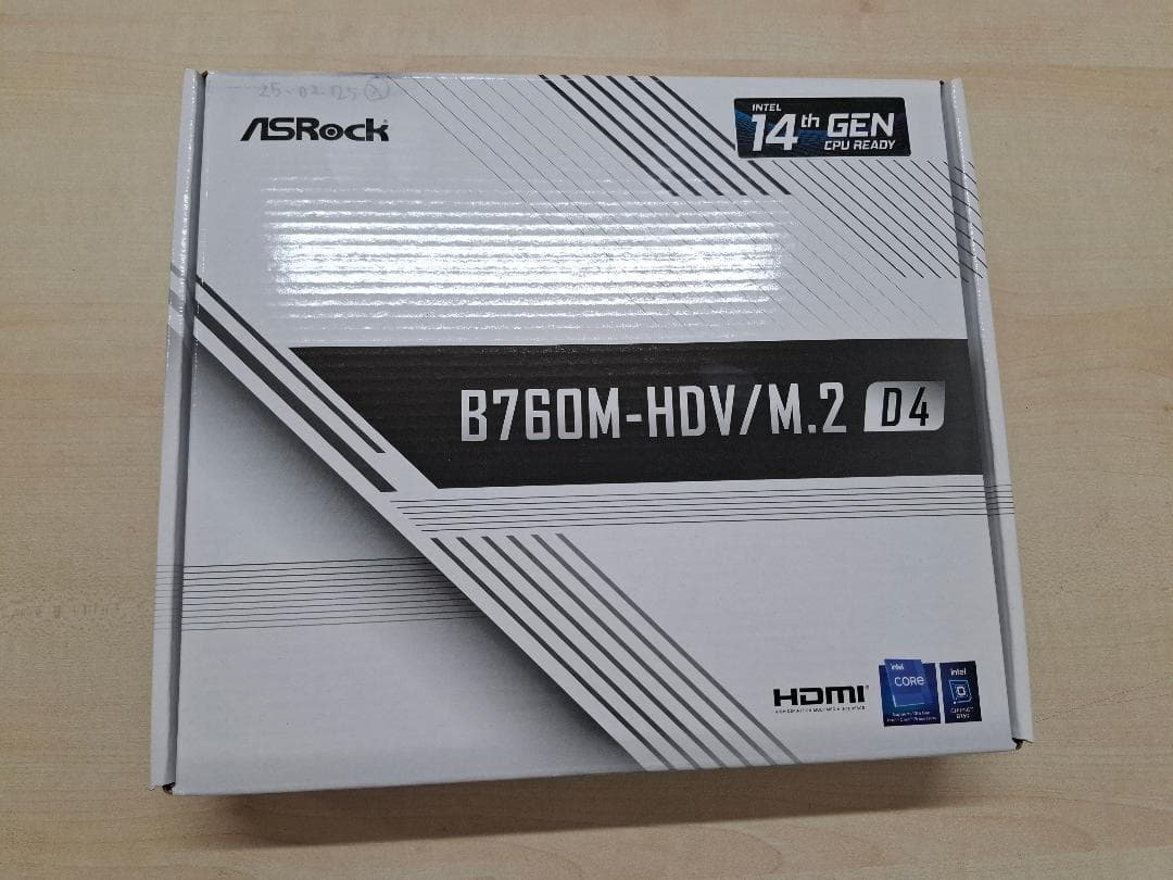 新品未使用 ASRock B760M-HDV/M.2 D4 マザーボード