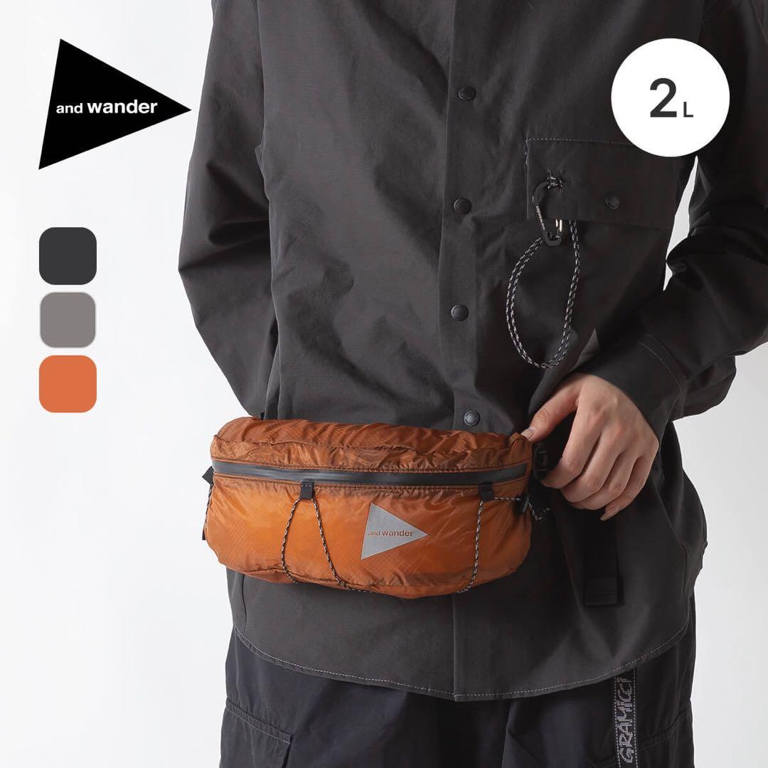 and wander アンドワンダー シルウェストバッグ