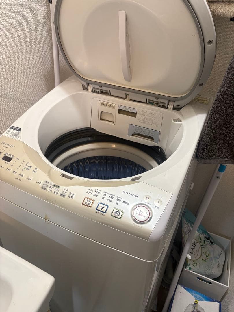 SHARP ES-TX910 縦型洗濯機 本体