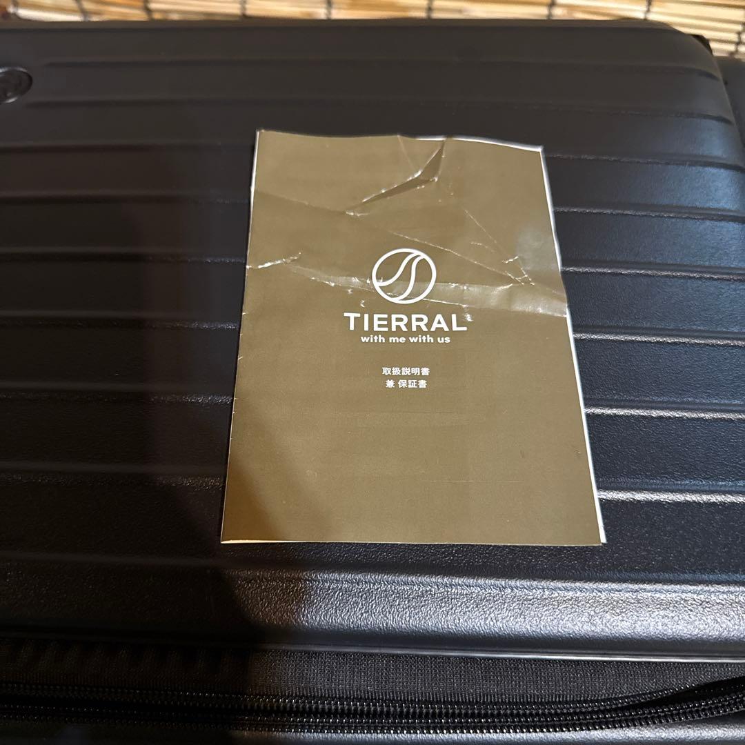 TIERRAL TOMARU 2.0 ブラック キャリーケース TSAロック付き