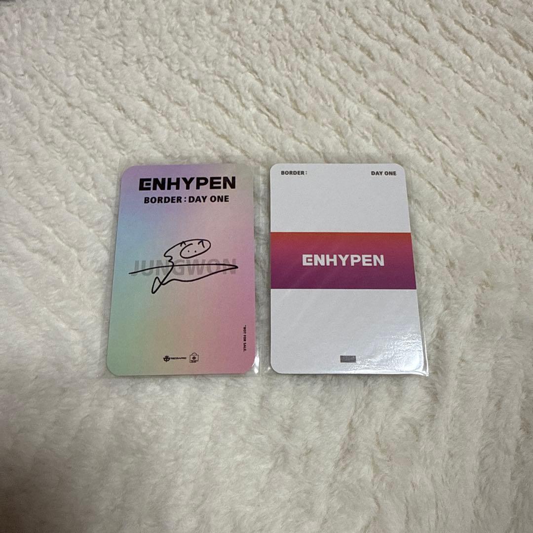 enhypen ジョンウォン 中華ヨントン トレカ BORDER:DAY ONE