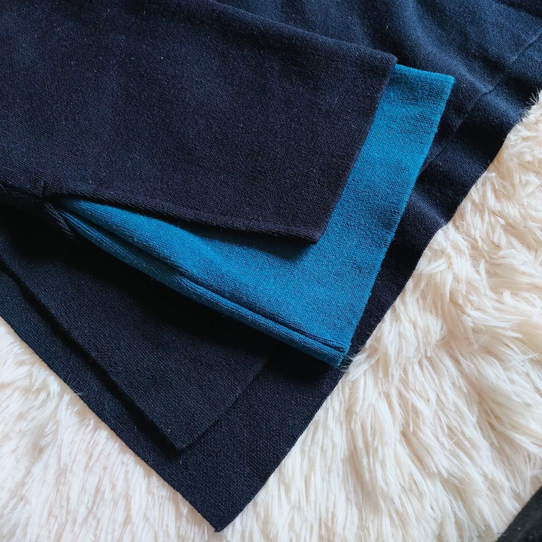 完売品 UNOF layered knit tops レイヤードニットトップス