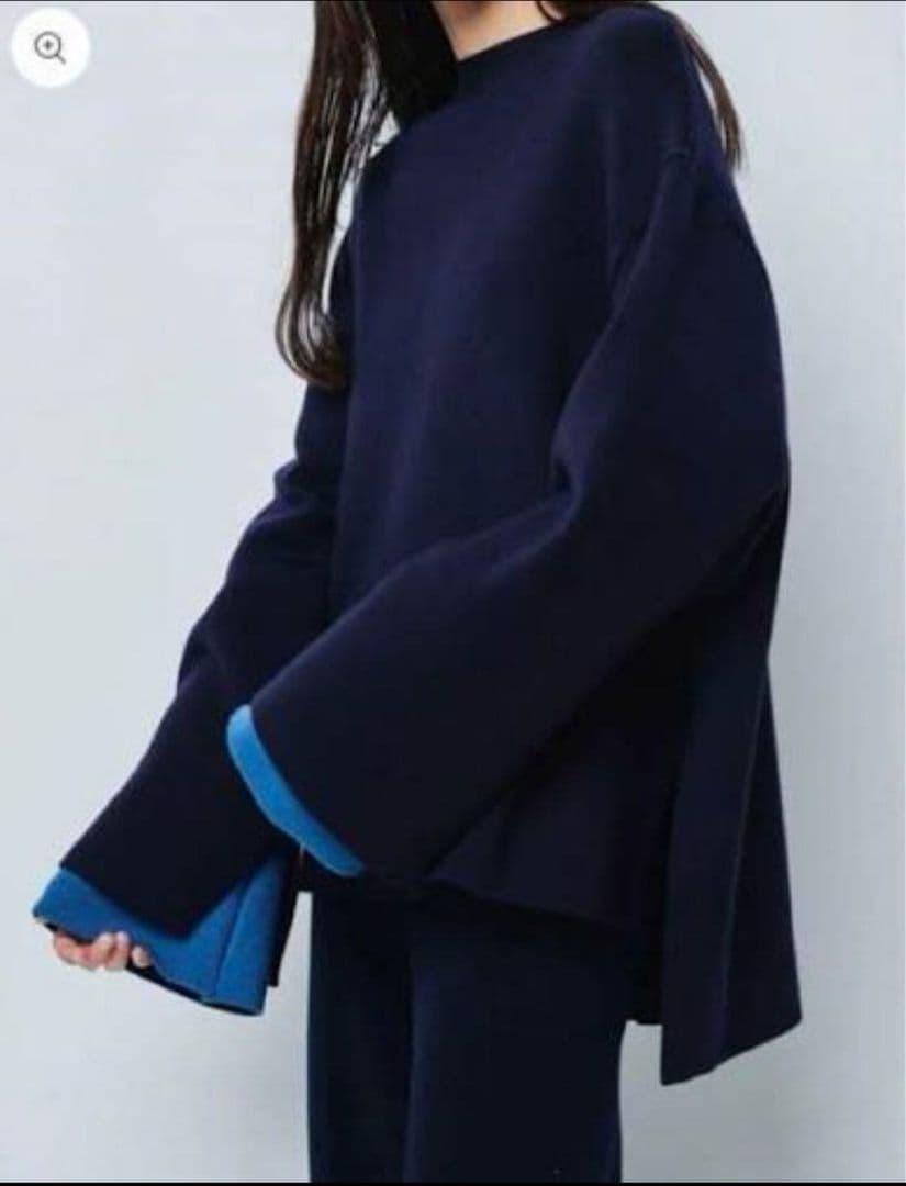 完売品 UNOF layered knit tops レイヤードニットトップス