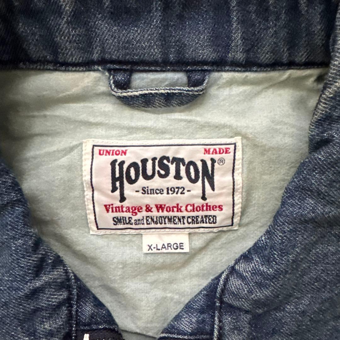 i*i様 HOUSTON 虎刺繍 デニムジャケット XL