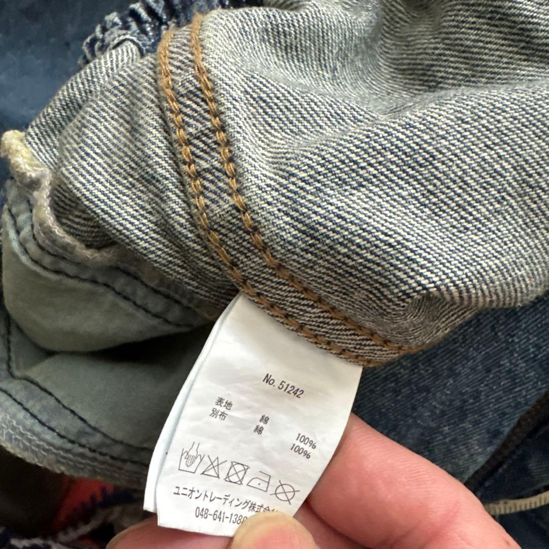 i*i様 HOUSTON 虎刺繍 デニムジャケット XL