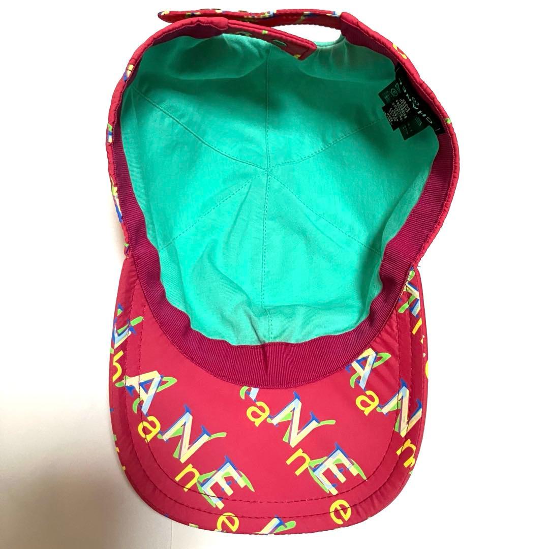 CHANEL シャネル ロゴ スナップボタン キャップ ピンク