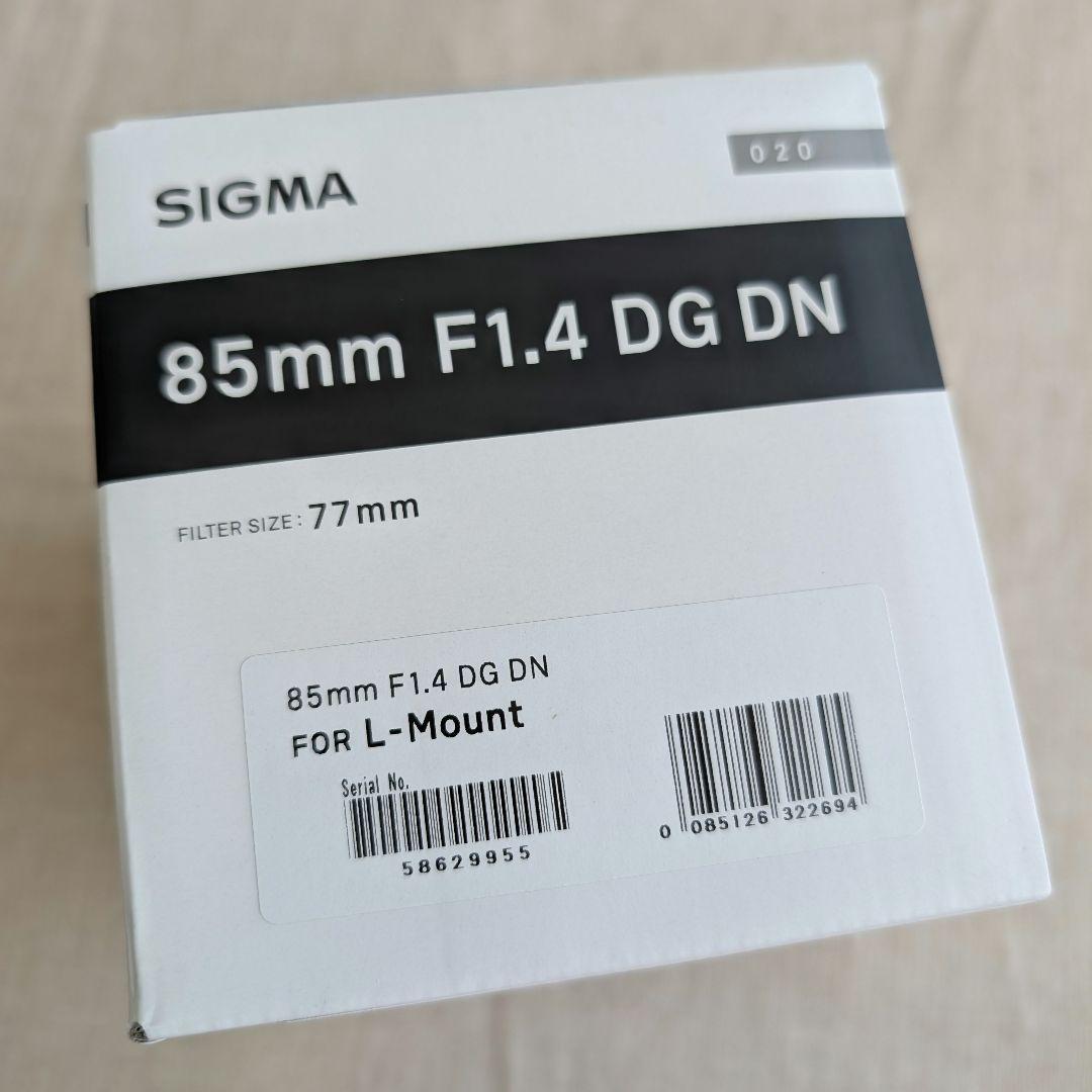 新品　SIGMA 85mm F1.4 DG DN レンズ L-Mount