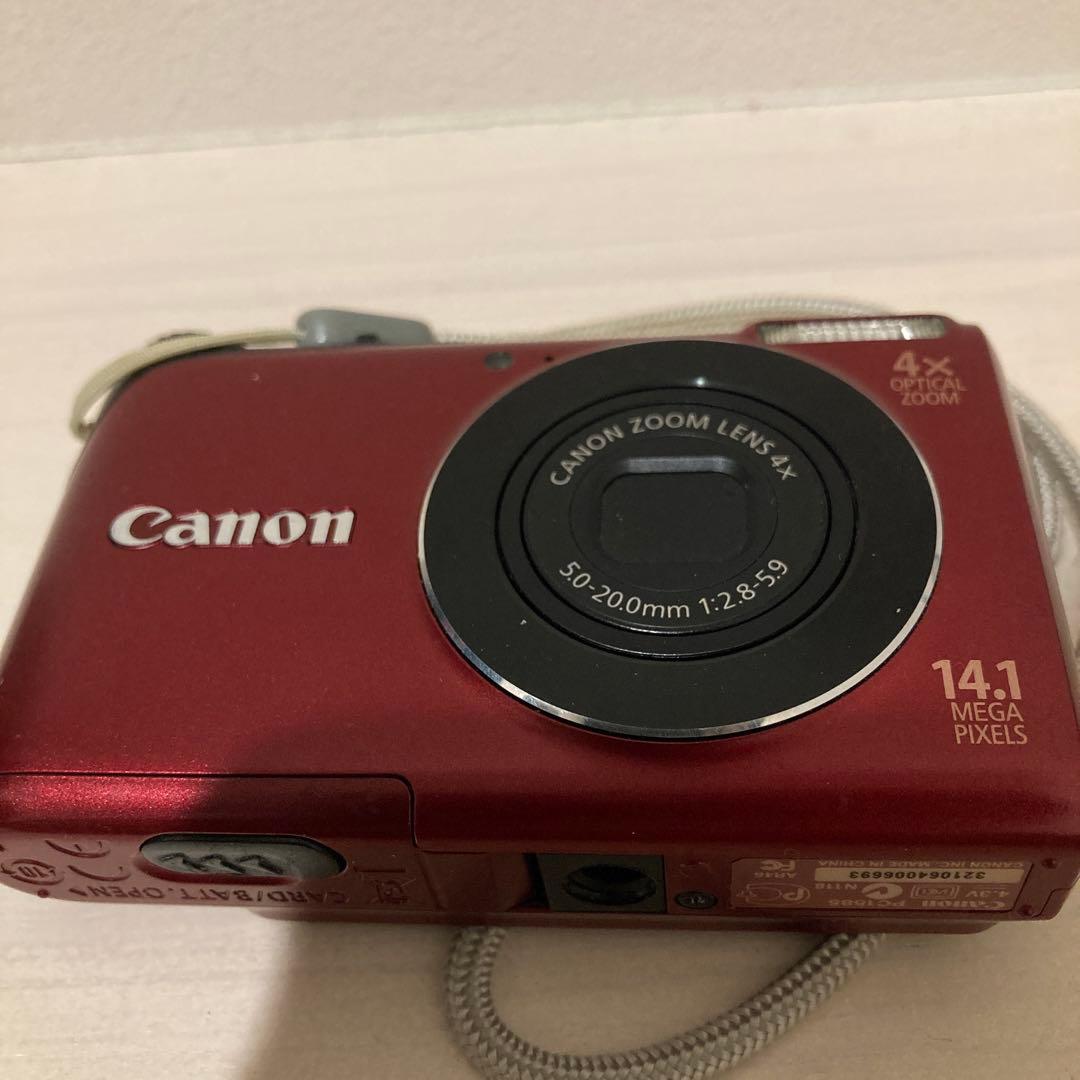【動作確認済】Canon PowerShot A2200 レッド
