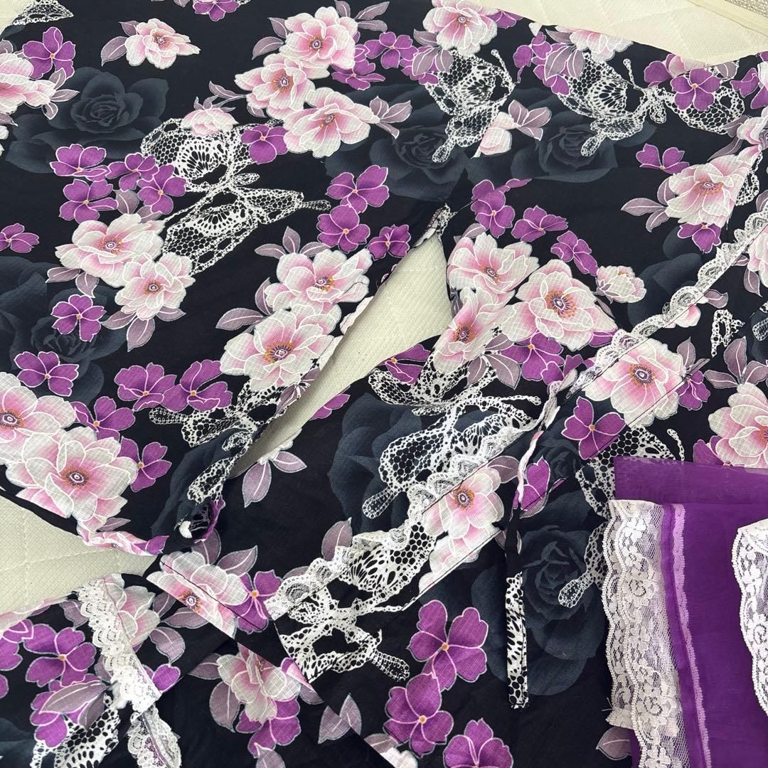 浴衣ドレス 160 帯付き