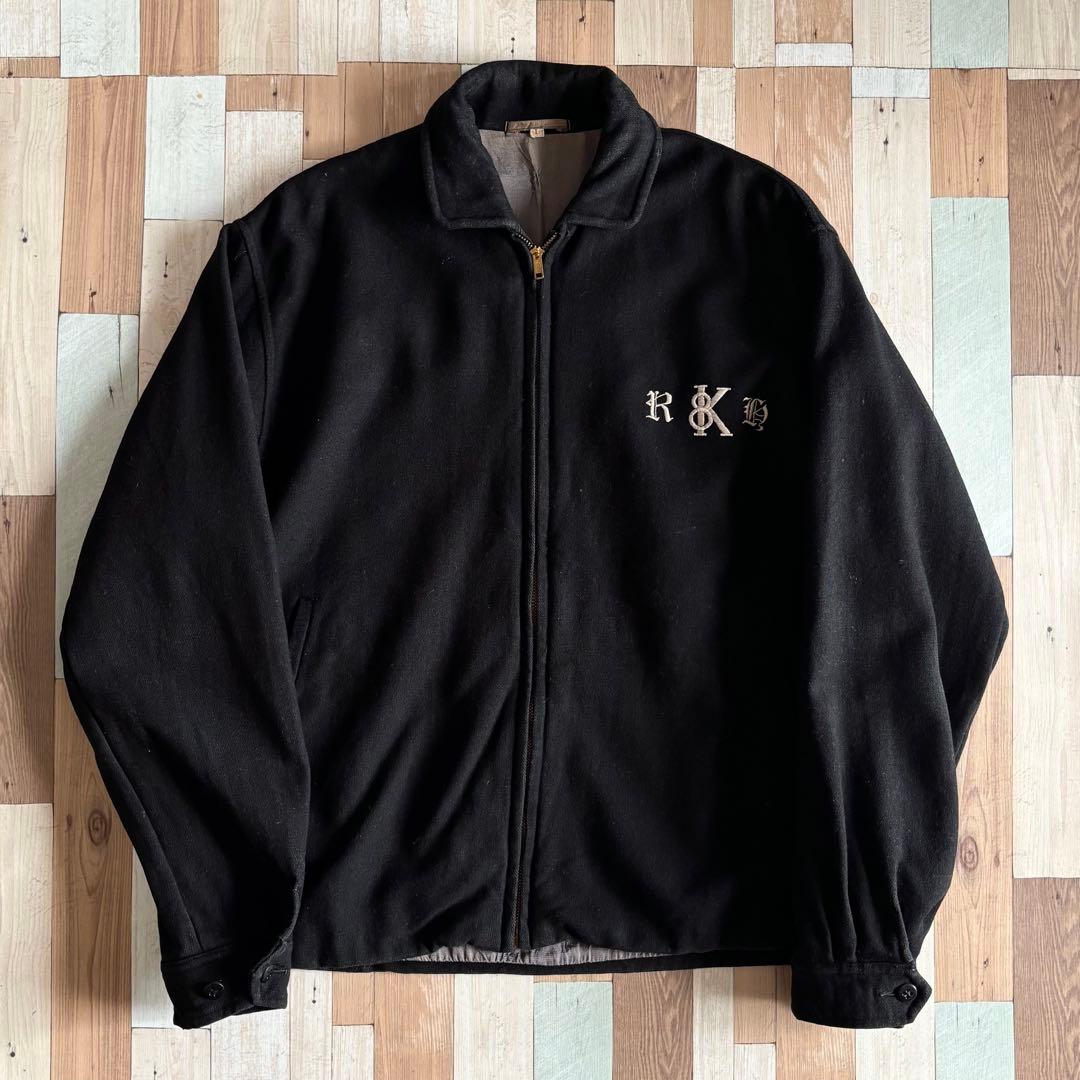 【激レア!!】50s 60s ヴィンテージ スーベニアジャケット 黒 スカジャン