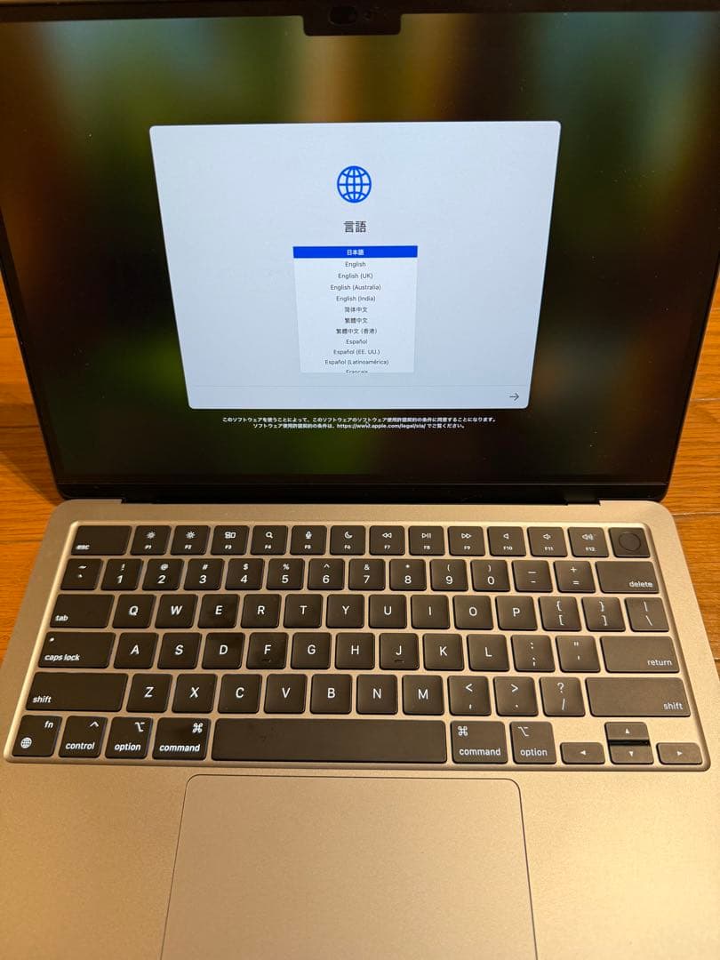 MacBook Air M2 13インチ 24GBメモリUSキーボード