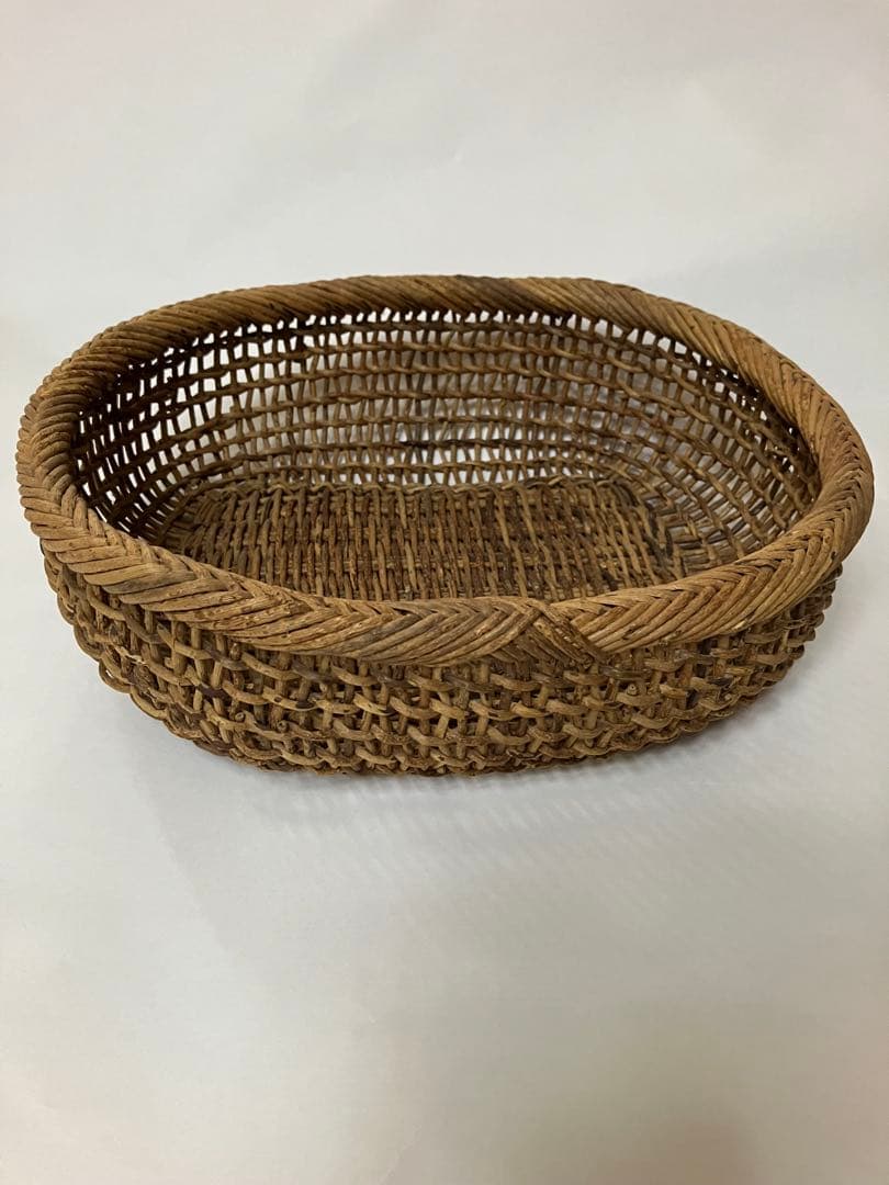 中川原信一さん　あけびかご