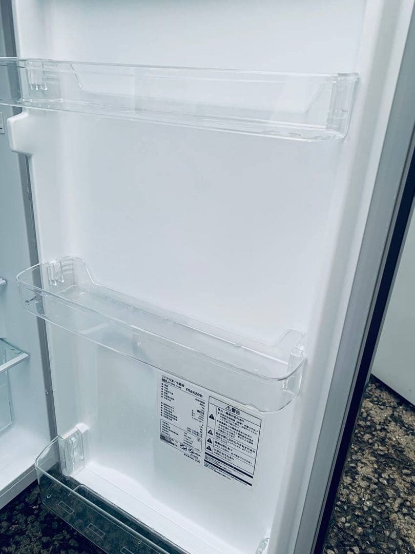 ♦maxzen 2ドア冷凍冷蔵庫【2021年製】JR138ML01GM