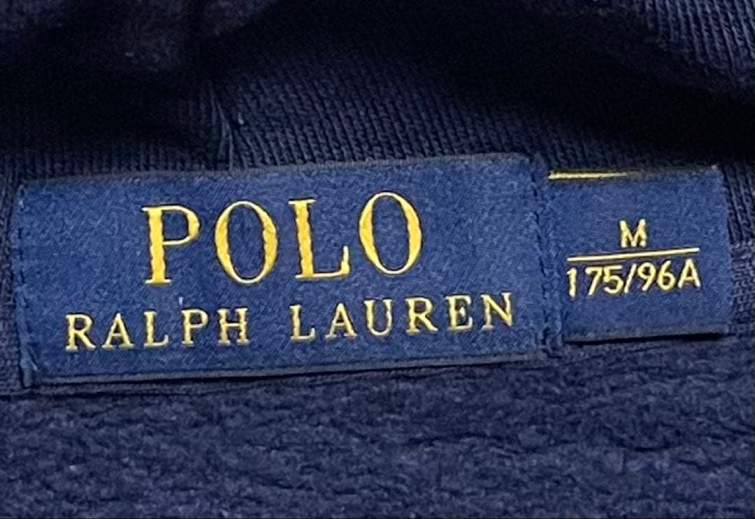 ポロ ラルフローレン ビッグポニー 刺繍 プルオーバー パーカー ネイビー