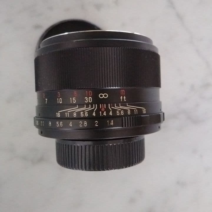 マミヤ　Mamiya Sekor Auto 55mm f/1.4 レンズ