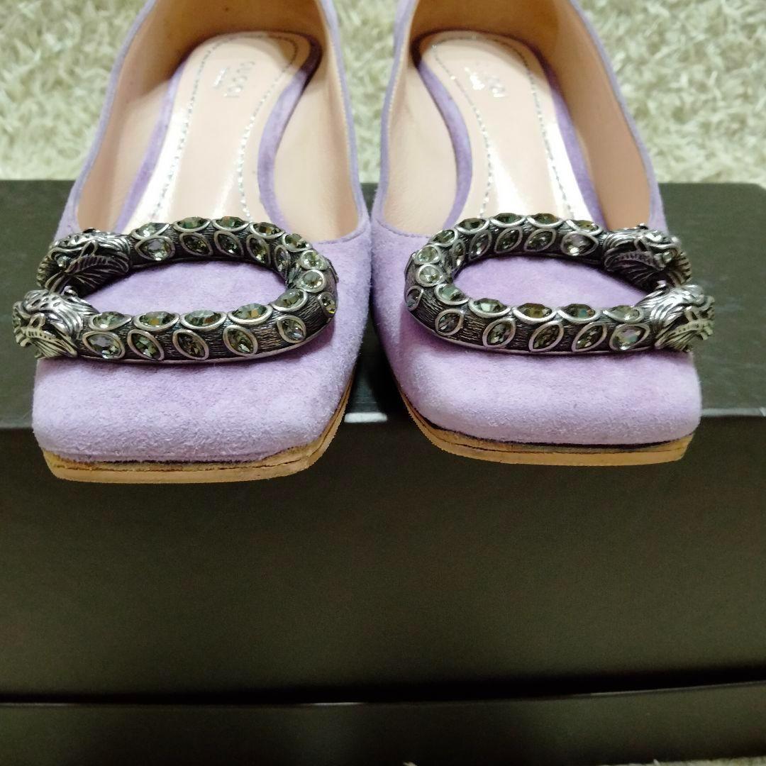 美品　GUCCI グッチ　35 ディオニュソス タイガーヘッド パンプス　ヒール