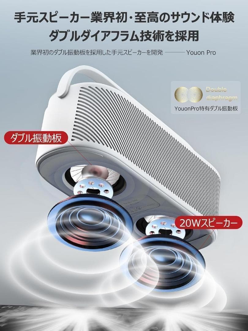 【業界初の破格20W究極音質・思いやり手元スピーカー】 Earaku イアラク