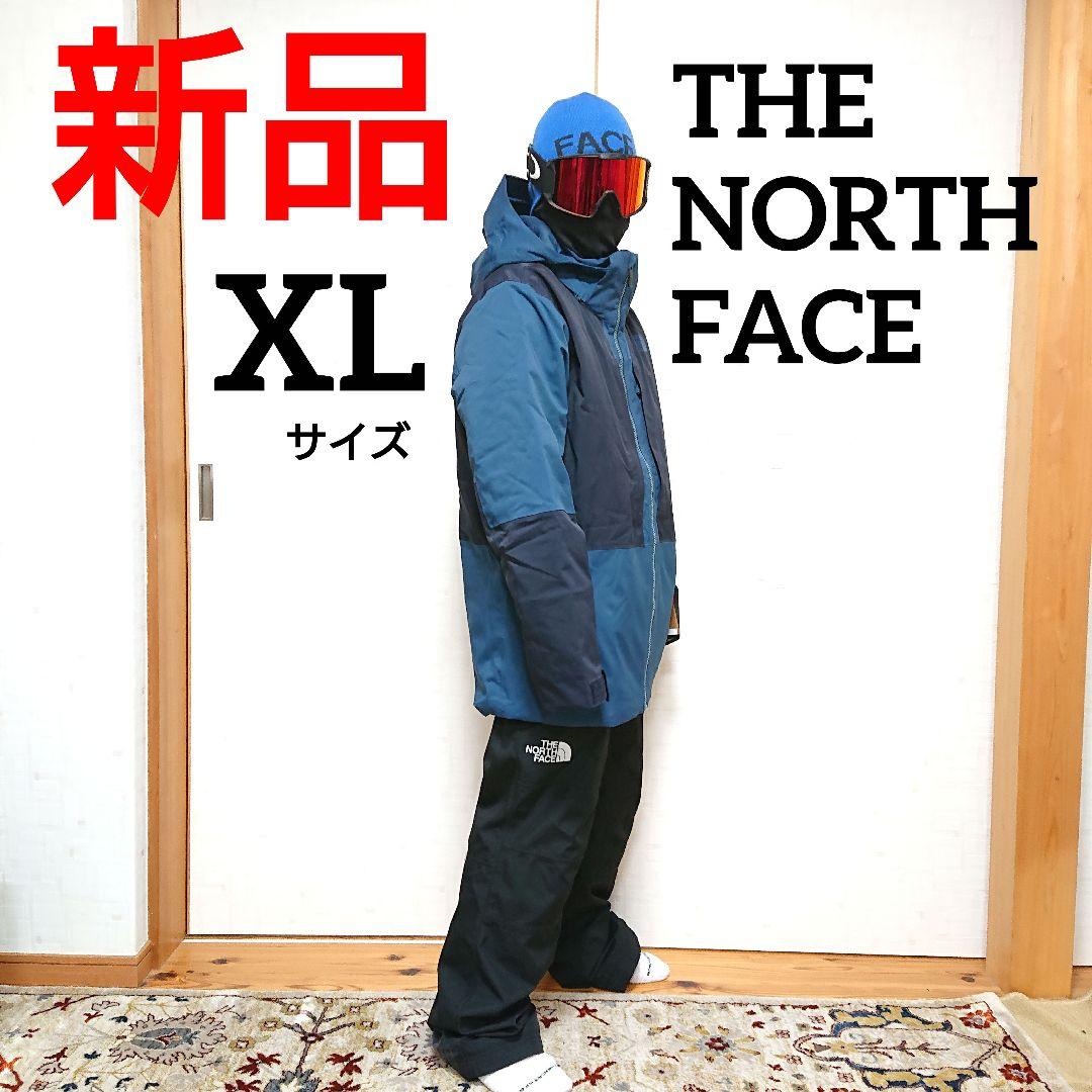 新品未使用THE NORTH FACEスキースノーボードジャケットウェアXL青紺