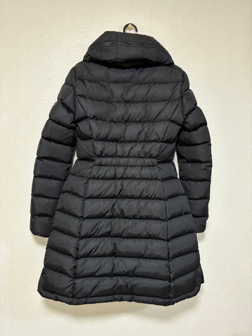 らっくん 美品　MONCLER フラメッテ　フード付きロングダウン