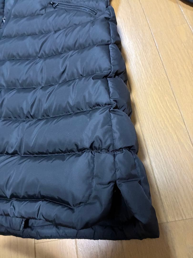 らっくん 美品　MONCLER フラメッテ　フード付きロングダウン