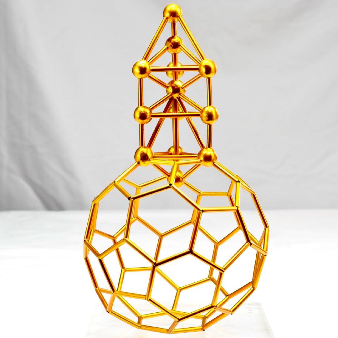 バッキーカバラ　生命の樹＋フラーレン　立体カバラ　3Dカバラ　★ GGL3