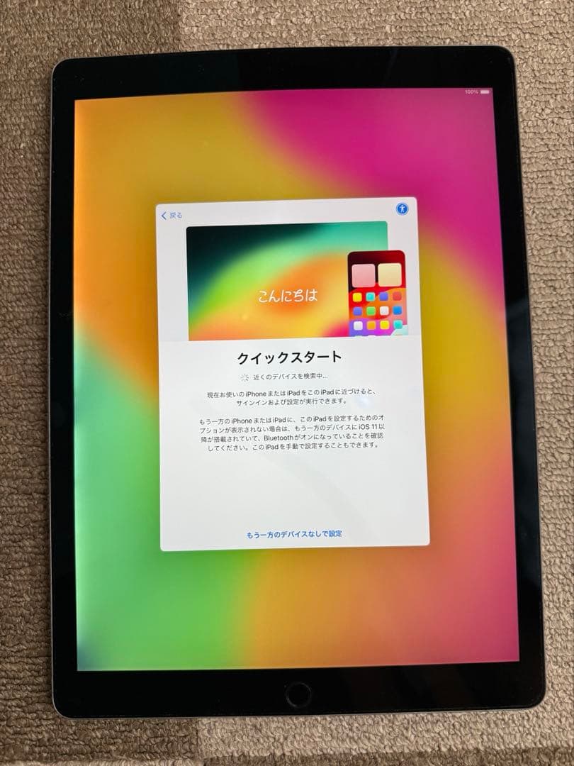⭐︎ジャンク品⭐︎iPad 本体 第二世代　12.9インチ　256G