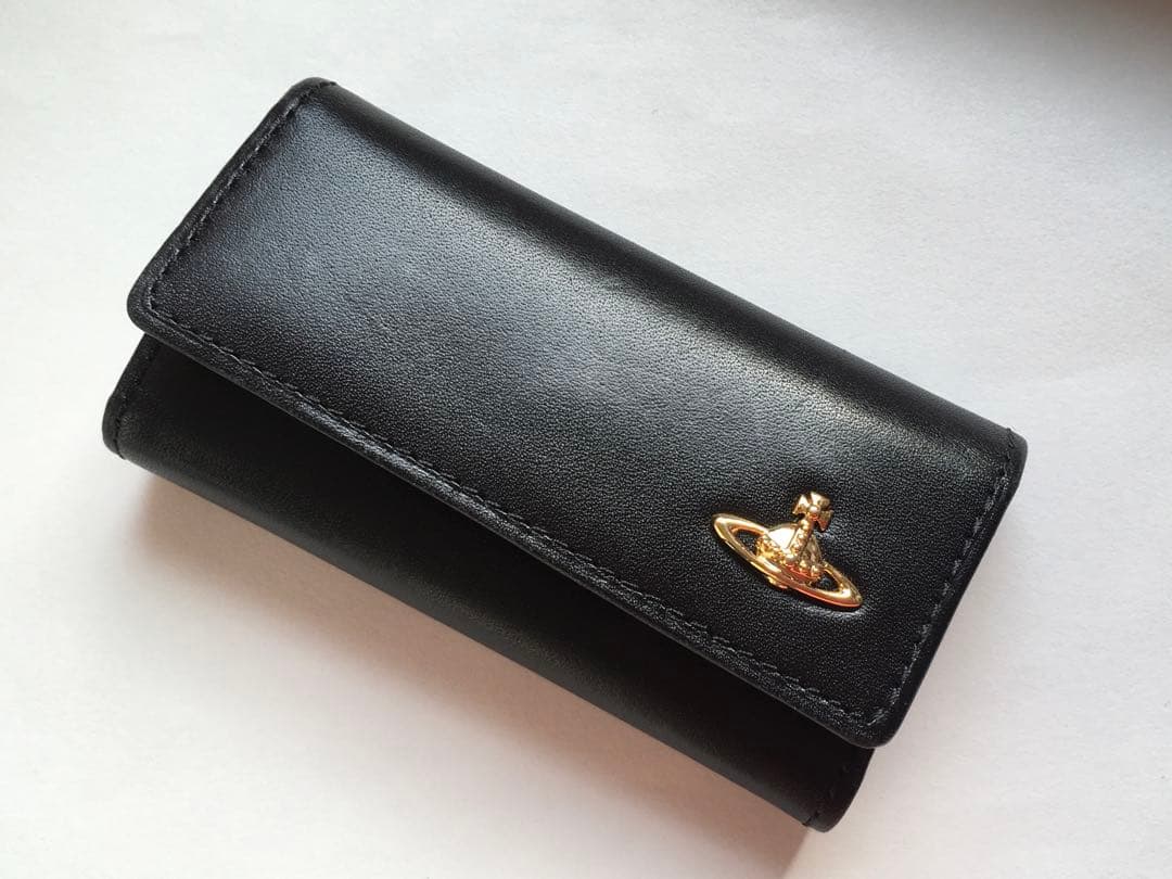 Vivienne Westwood レザーキーケース ブラック　4連