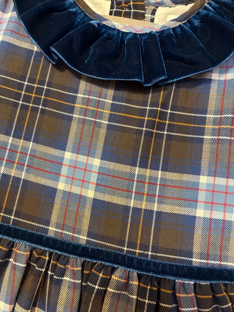 未使用タグ付き Amaia チェック柄 ワンピース クリスマス