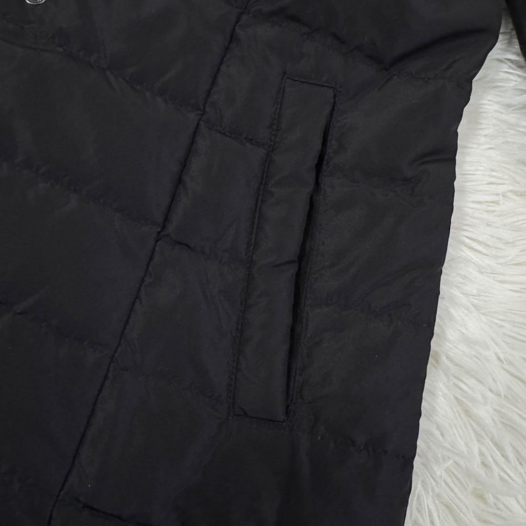 Zelal motomachi ダウン　ロングコート　フォックスファー　ブラック