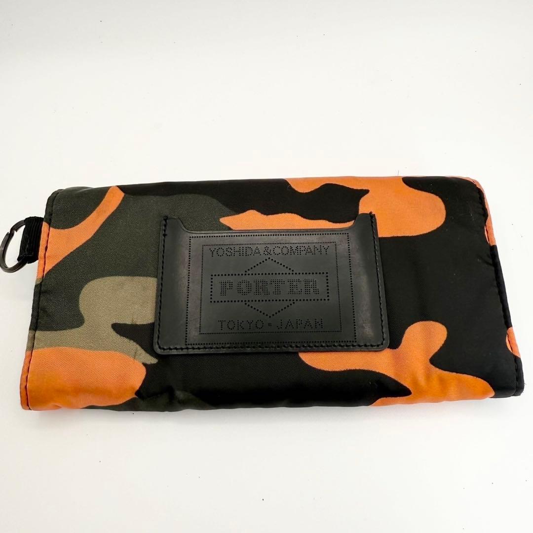 【限定品】PORTER PS CAMO WALLET 長財布 カモフラ柄 メンズ