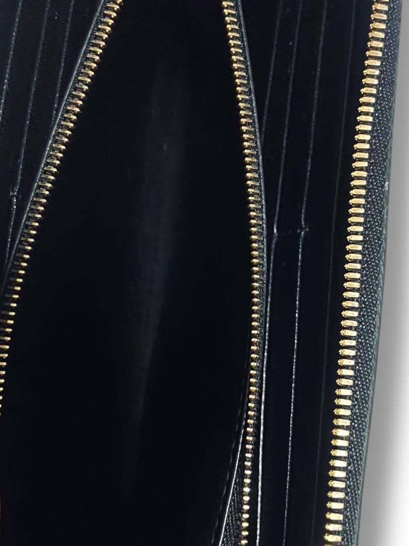 美品 バレンシアガ BALENCIAGA ラウンド ゴールド ファスナー 長財布