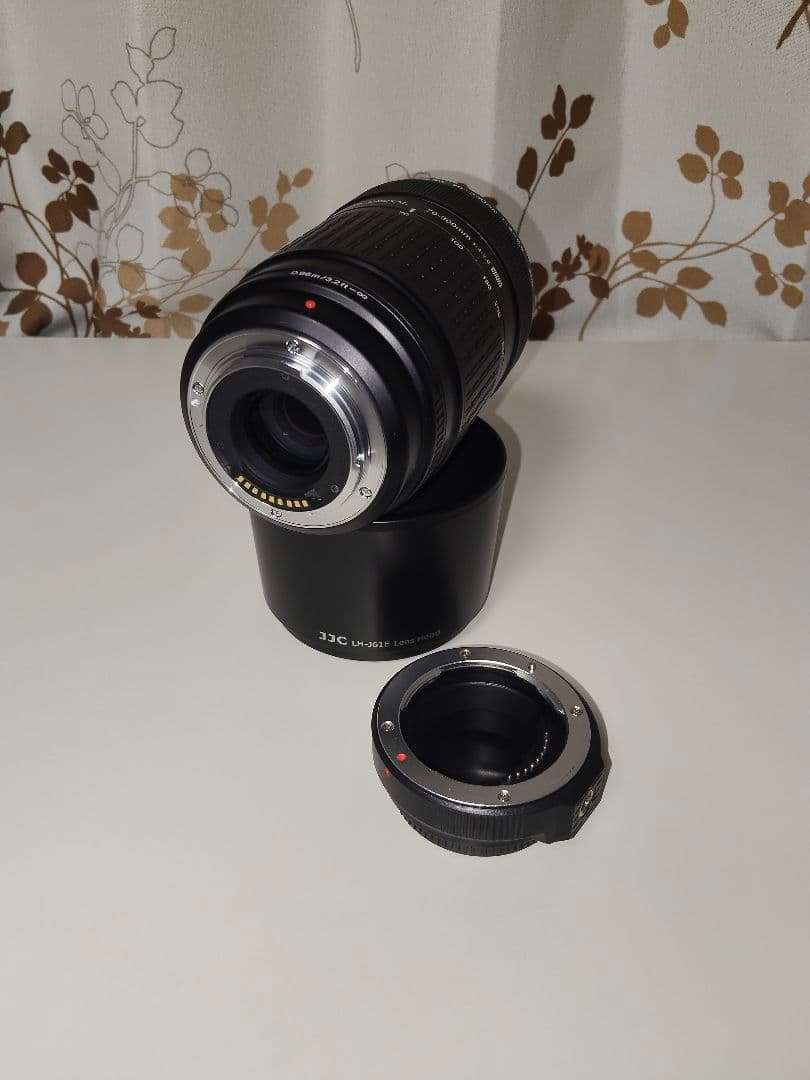 OLYMPUS 70-300mm ズームレンズ + レンズアダプター