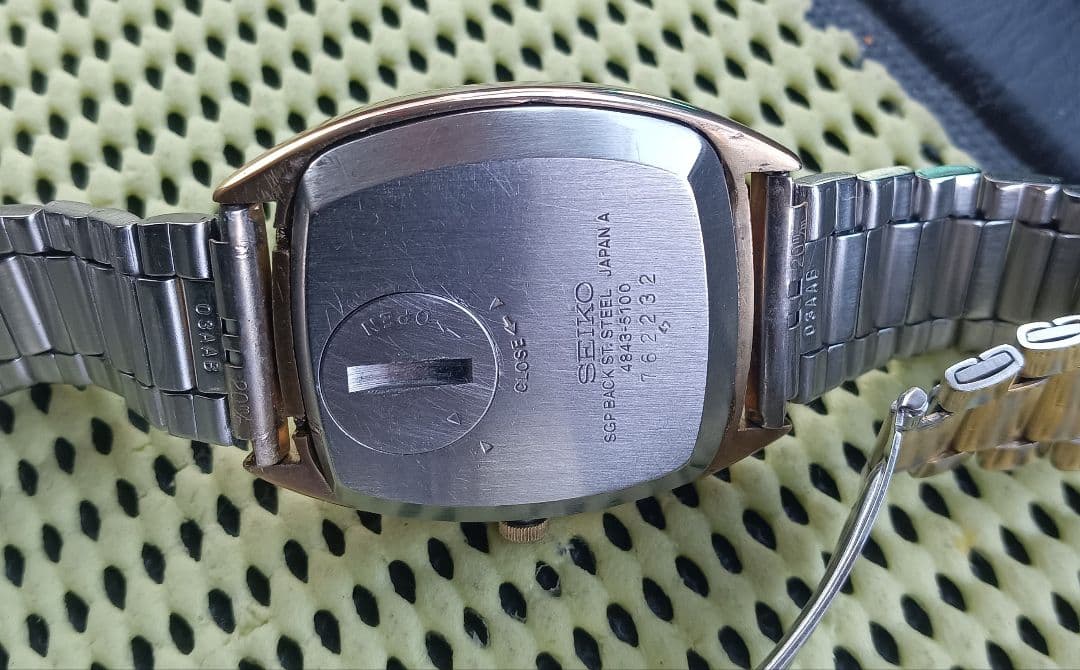 【ジャンク】セイコーグランドクオーツ４８４３-５１００ビンテージ