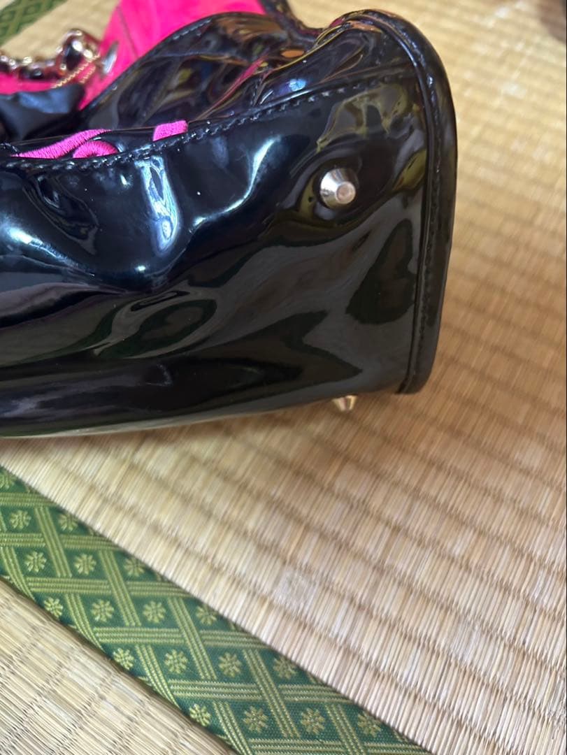 00s MARS リボンチャーム付き キルティングバッグ