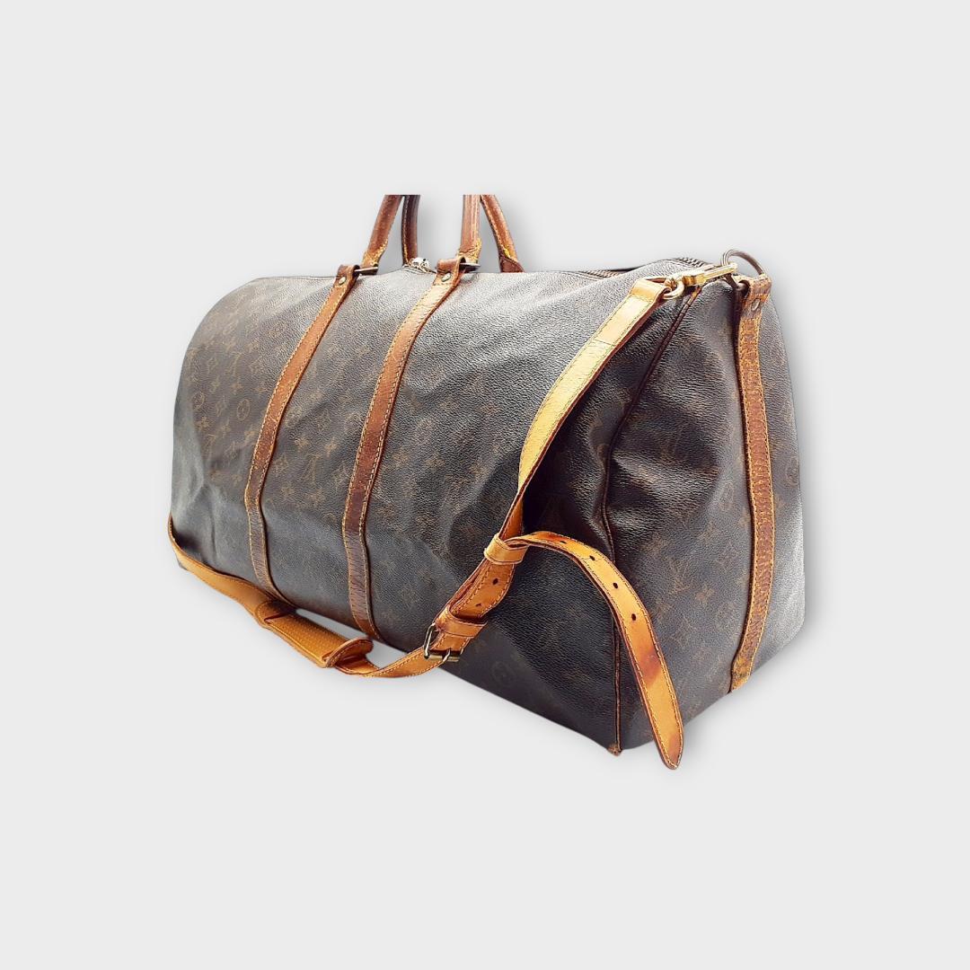 ルイヴィトン モノグラム ボストンバッグ キーポル 55 バンドリエール