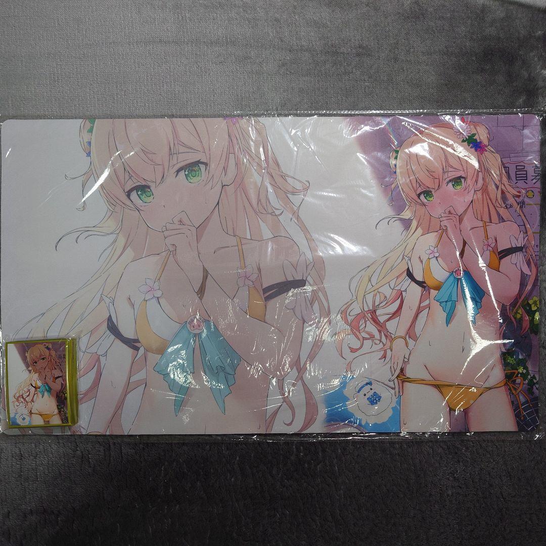 α1 ホロライブ 浮き輪&ビキニ 桃鈴ねね スリーブ&プレイマット