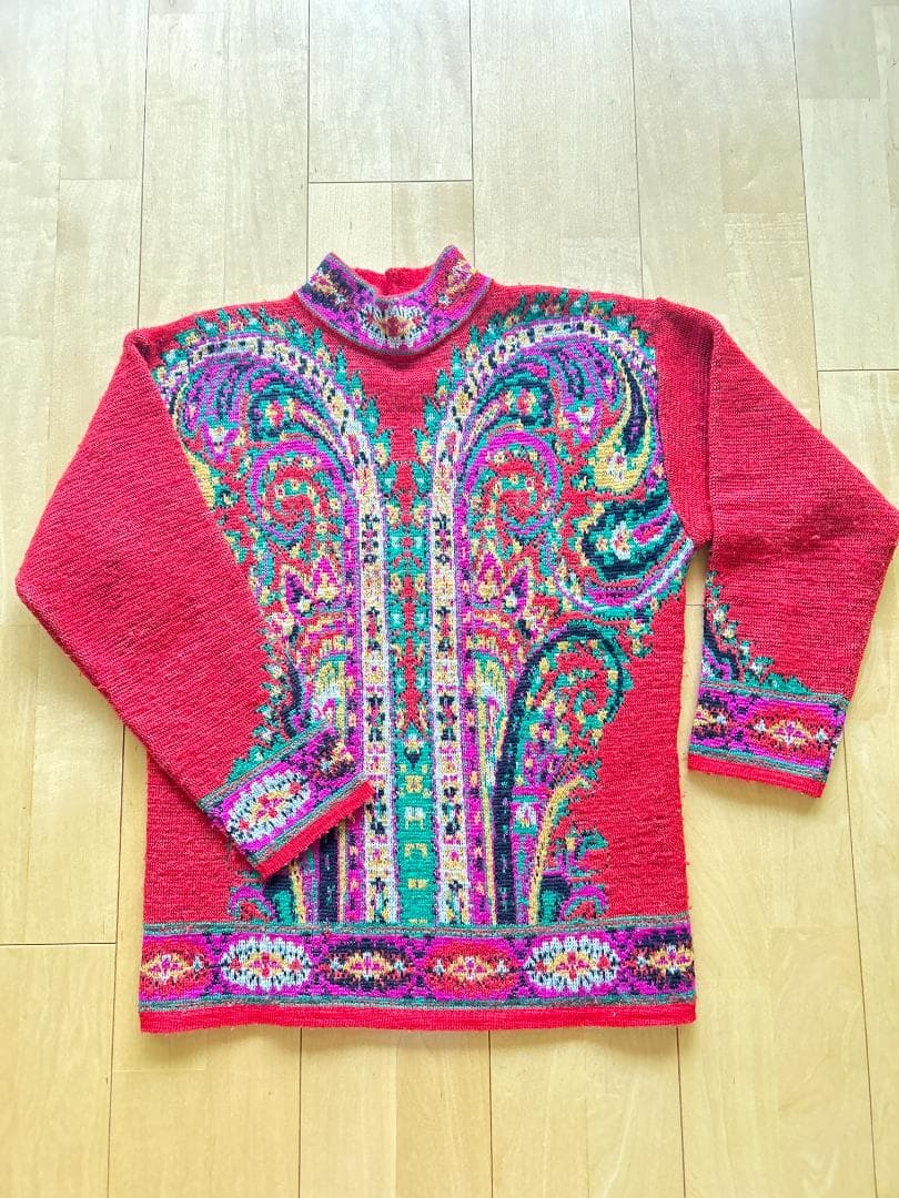 KENZO ケンゾー　ヴィンテージ 花柄 ニット セーター