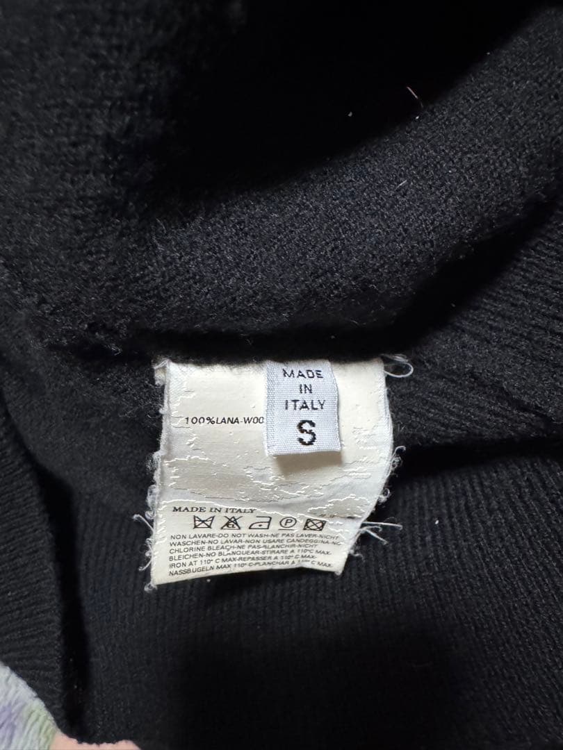 martin margiela 07aw ブラック　ニット　本人期