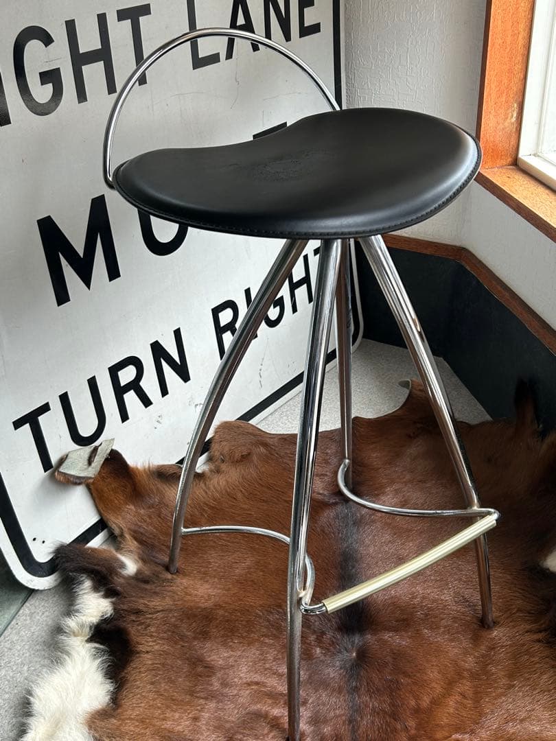 cattelan italia カッテランイタリア　カウンターチェア　椅子 　黒