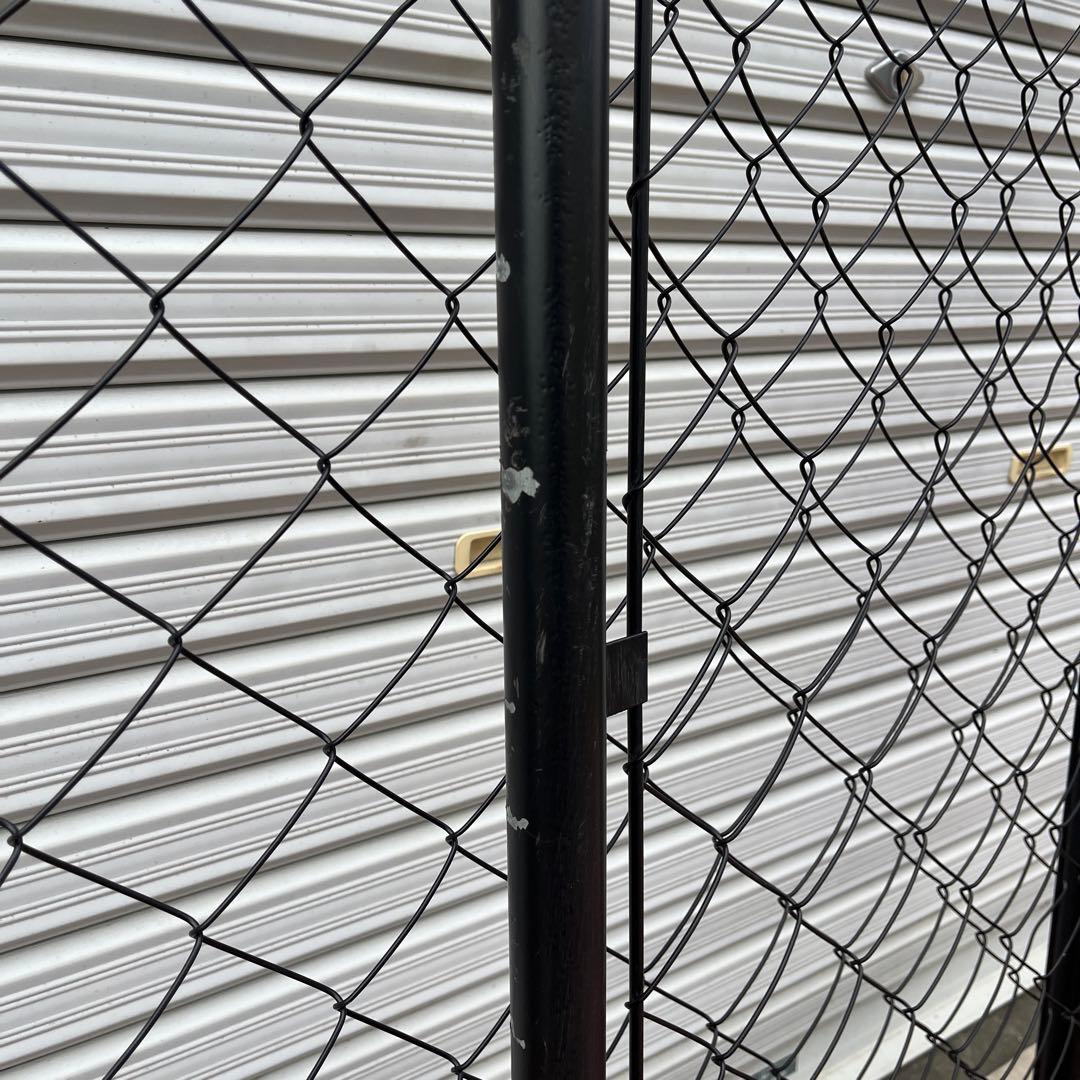 アメリカンフェンス 3枚◾️黒ブラック180cm x 90cm ガレージインテリア