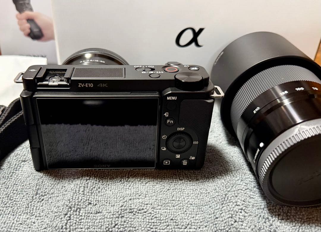 【美品】SONY ZV-E10Y 純正ダブルズームレンズキット　他アクセサリー