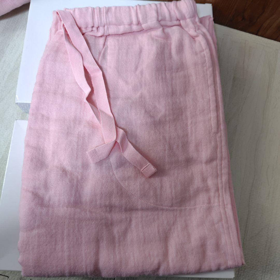 新品タグ付き✾UCHINO マシュマロガーゼ パジャマ　ピンク Mサイズ