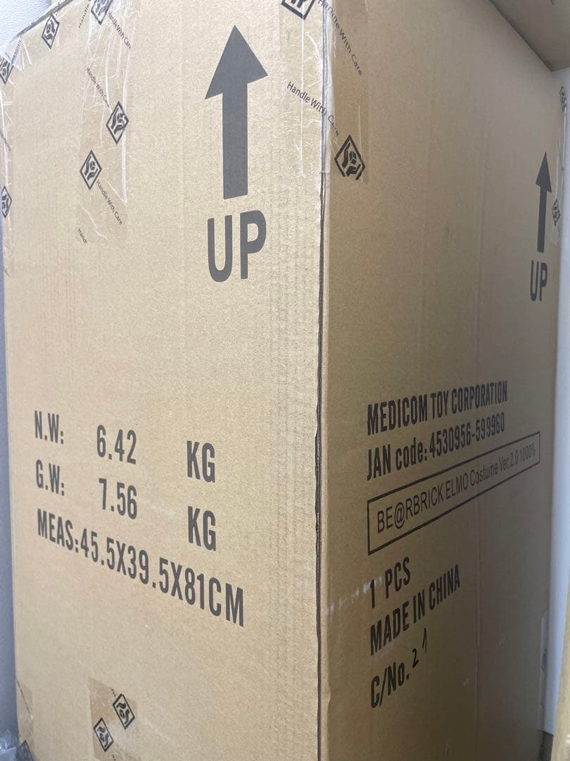 新品未開封BE@RBRICK ELMO Ver.2.0 1000％
