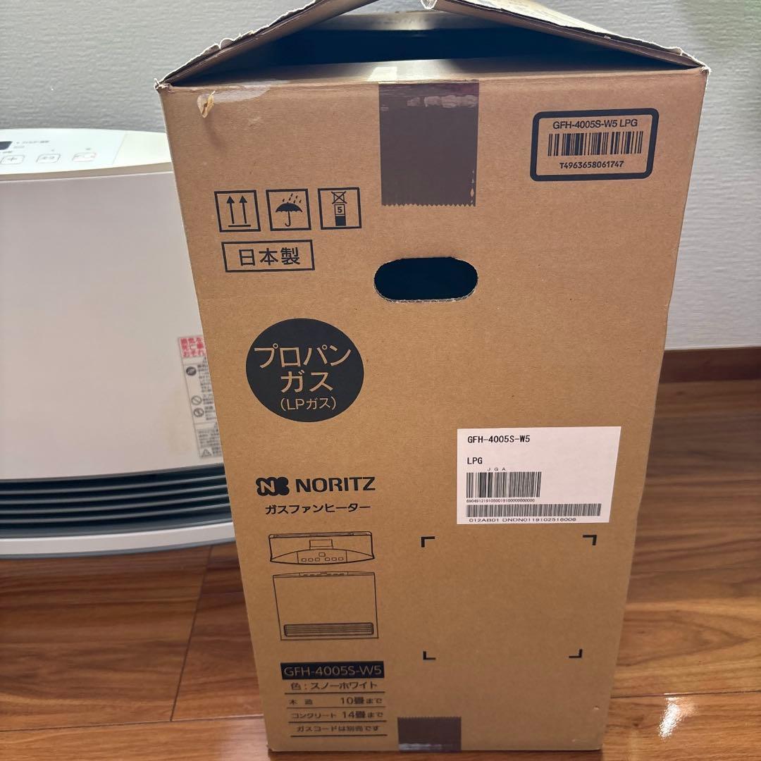 ノーリツ ガスファンヒーター　GFH-4005S-W5 LPガス用
