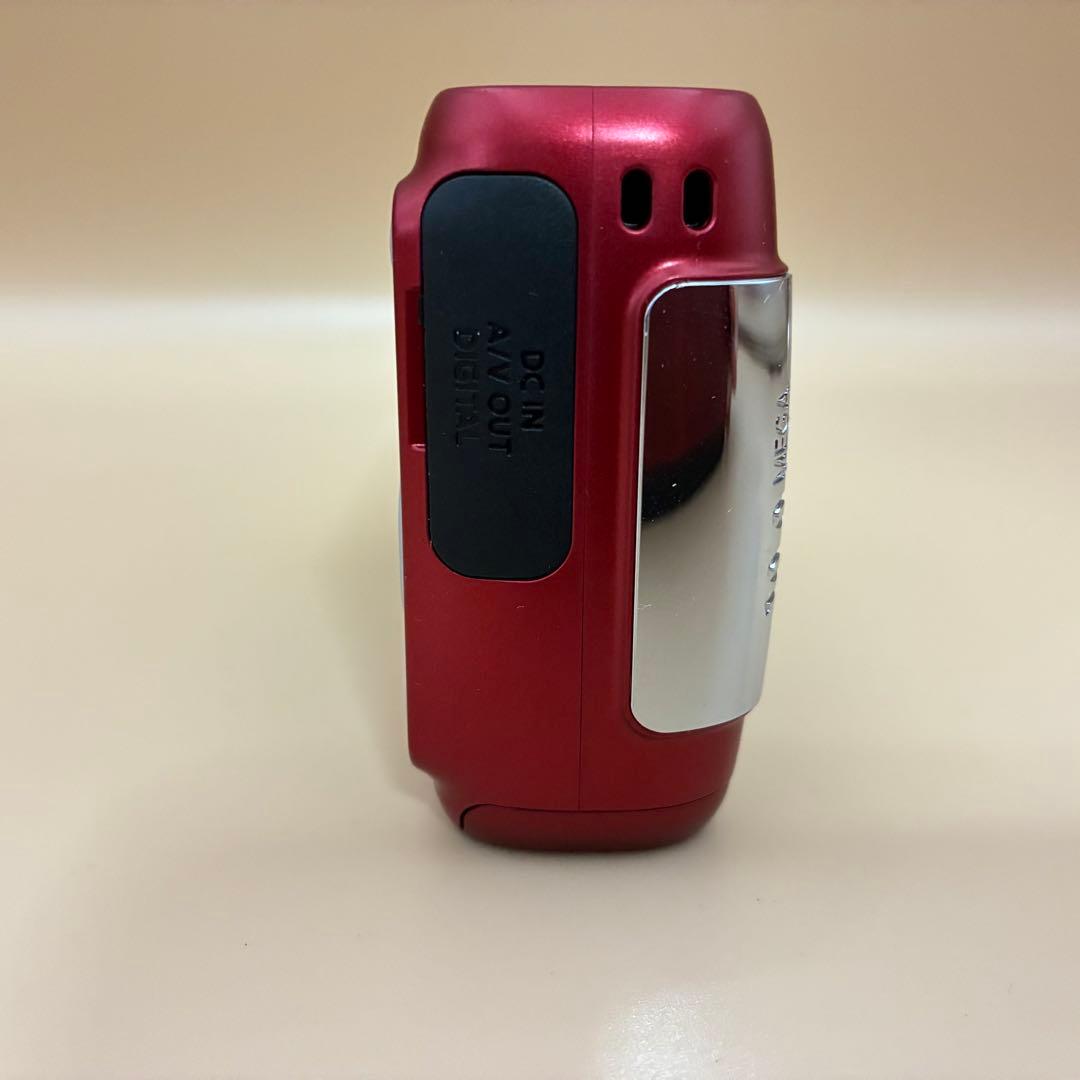 ★極美品★ Canon PowerShot A480 レッド 単3電池 コンデジ