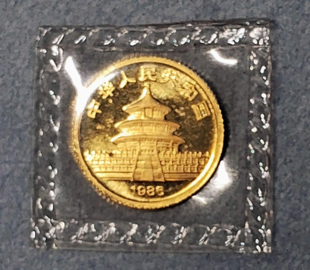 ★値下げ★中国パンダ金貨 1986年 美品希少