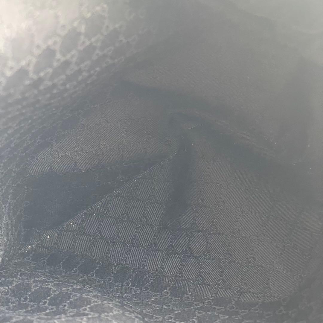 美品✨GUCCI ワンショルダー ボストンバッグ ナイロン GG柄 ロゴプレート