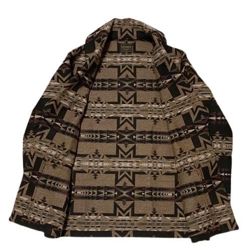 美品 定価54780円 GLADHAND ネイティブパターンジャケットブラックL