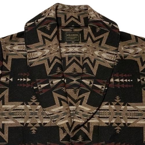 美品 定価54780円 GLADHAND ネイティブパターンジャケットブラックL