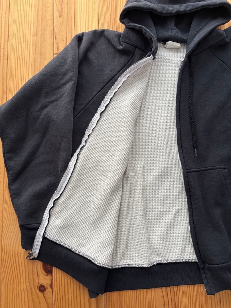 CAMBERキャンバー 裏地サーマル ブラック ジップパーカー ジップ USA